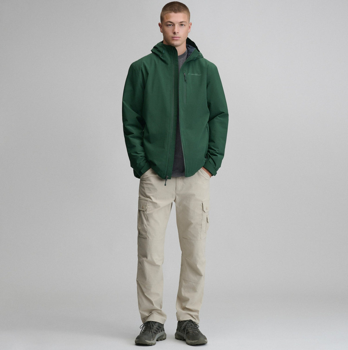 Men's Insulated Cloud Cap Stretch Jacket | Eddie Bauer