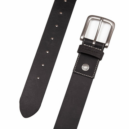 Men's Bridle Leather Belt with Nickel Finish Buckle | Eddie Bauer