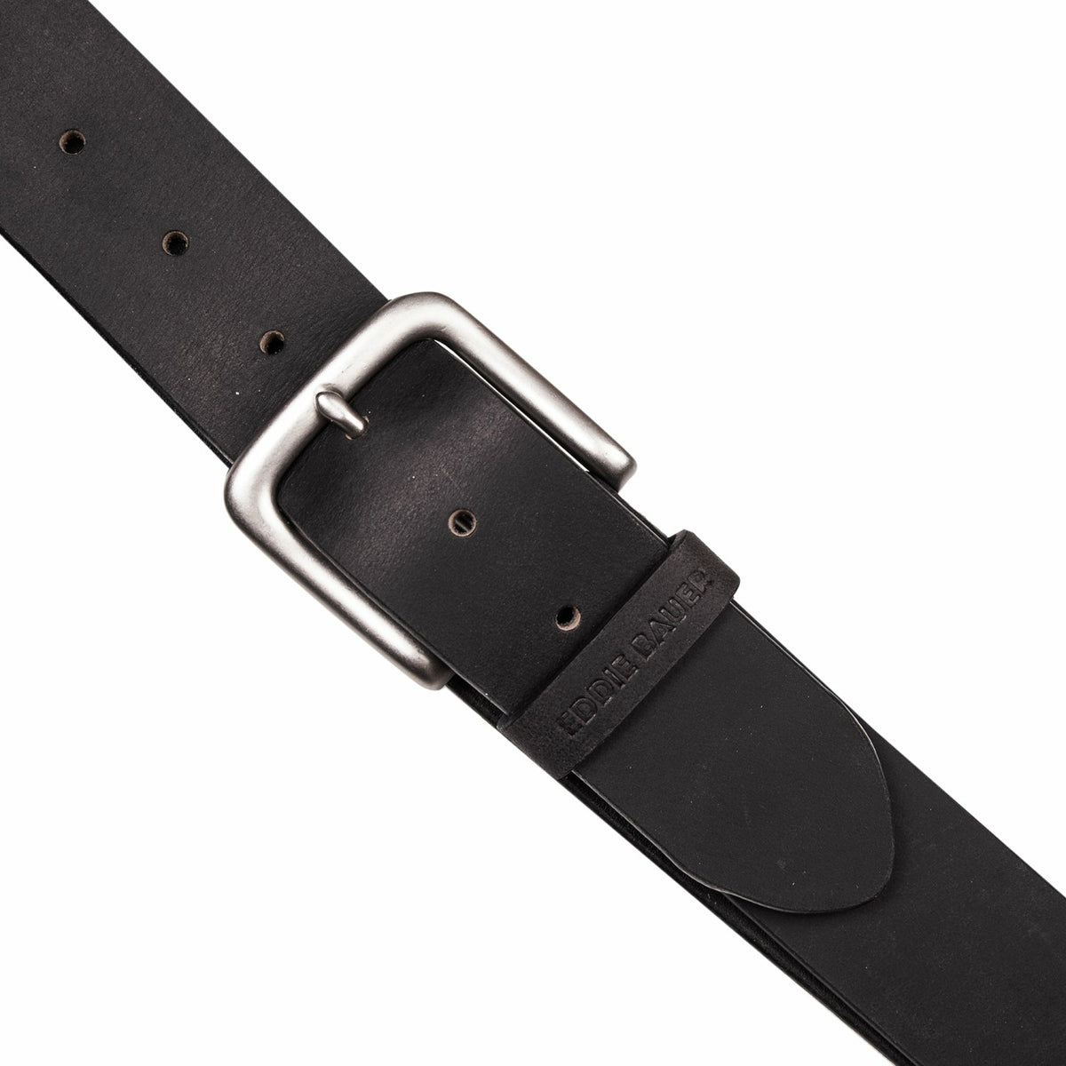 Men's Bridle Leather Belt with Nickel Finish Buckle | Eddie Bauer