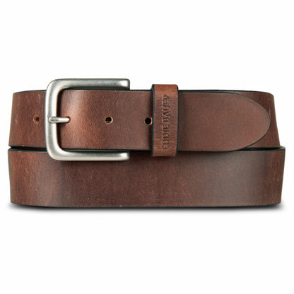 Men's Bridle Leather Belt with Nickel Finish Buckle | Eddie Bauer
