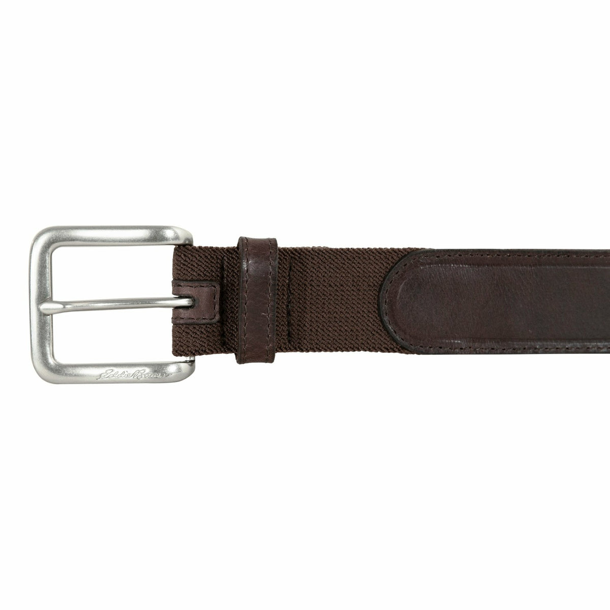 Men's Rugged Leather Belt with Stretch Tab | Eddie Bauer