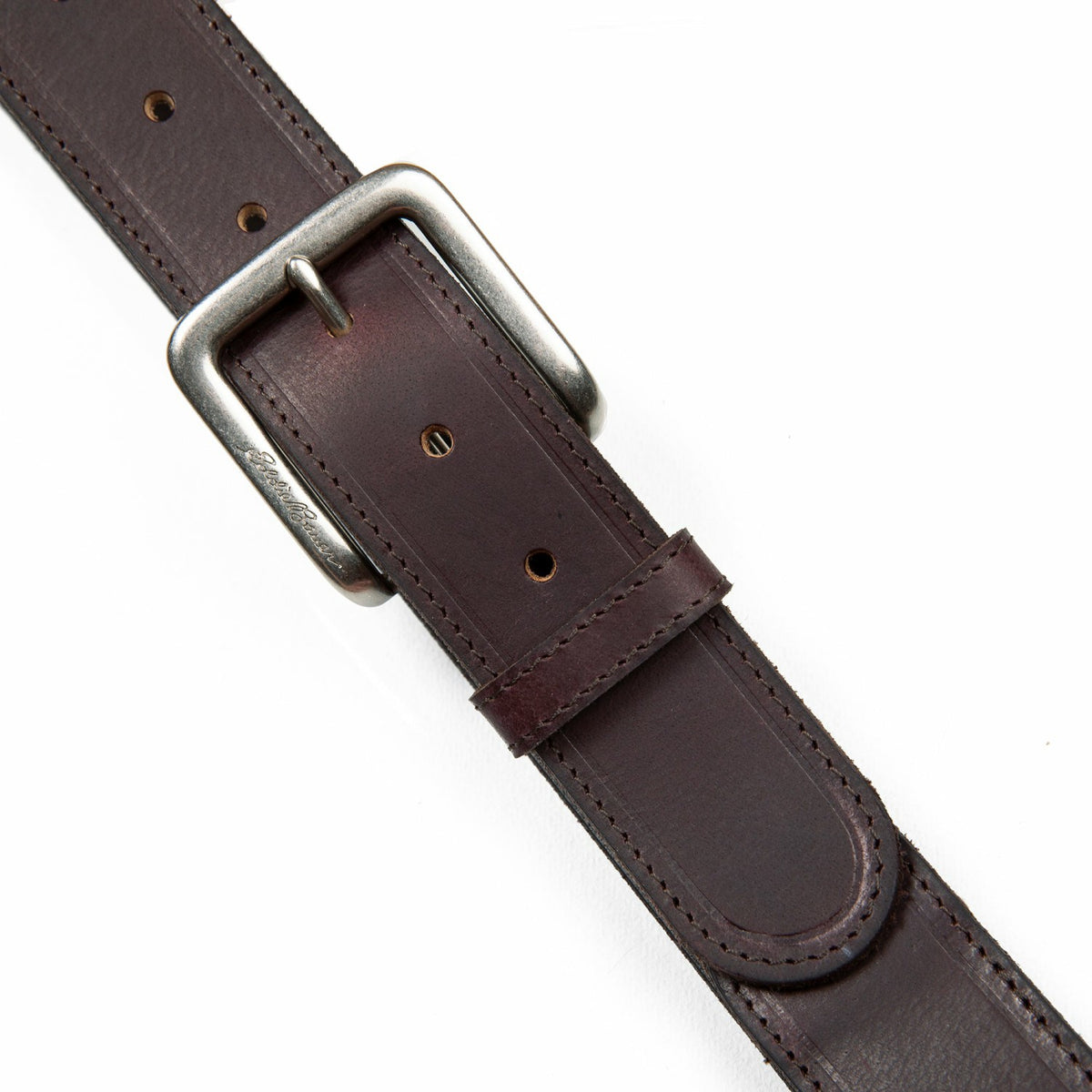 Men's Rugged Leather Belt with Stretch Tab | Eddie Bauer