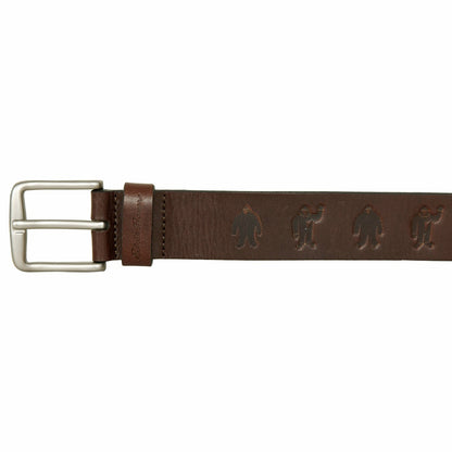Men's Embossed Sasquatch Harness Leather Belt | Eddie Bauer