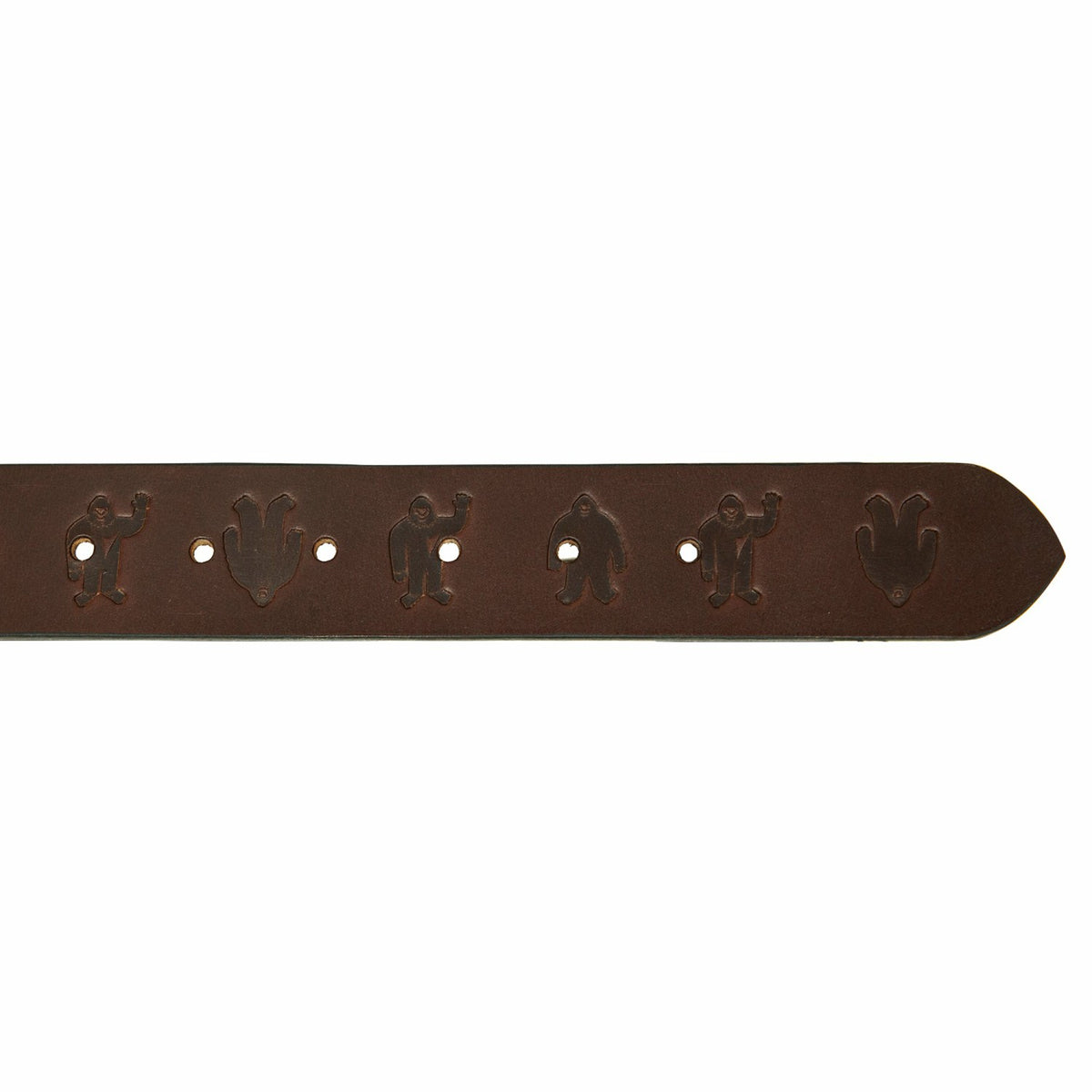 Men's Embossed Sasquatch Harness Leather Belt | Eddie Bauer