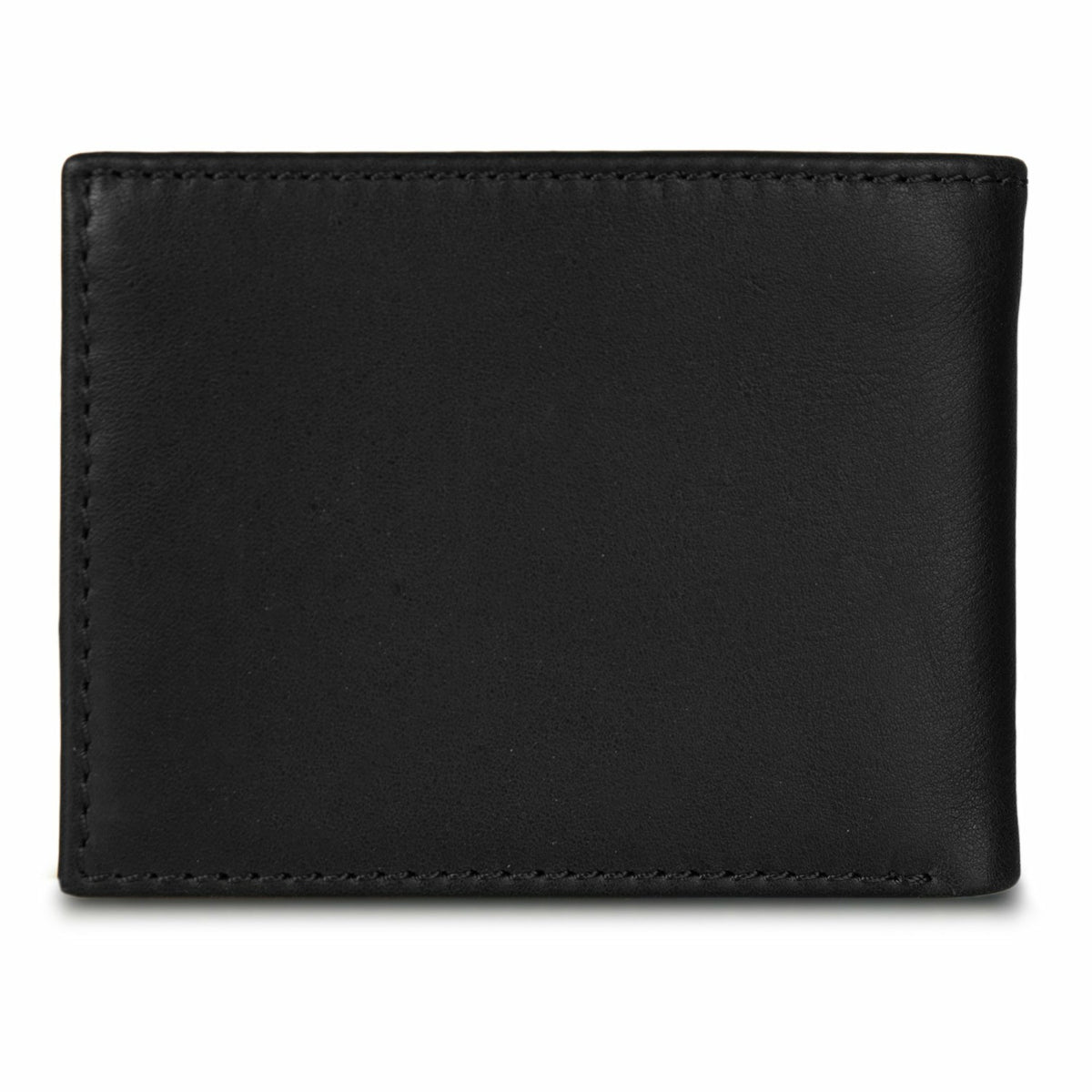 EB Signature Logo Leather Flip ID Bifold Wallet | Eddie Bauer
