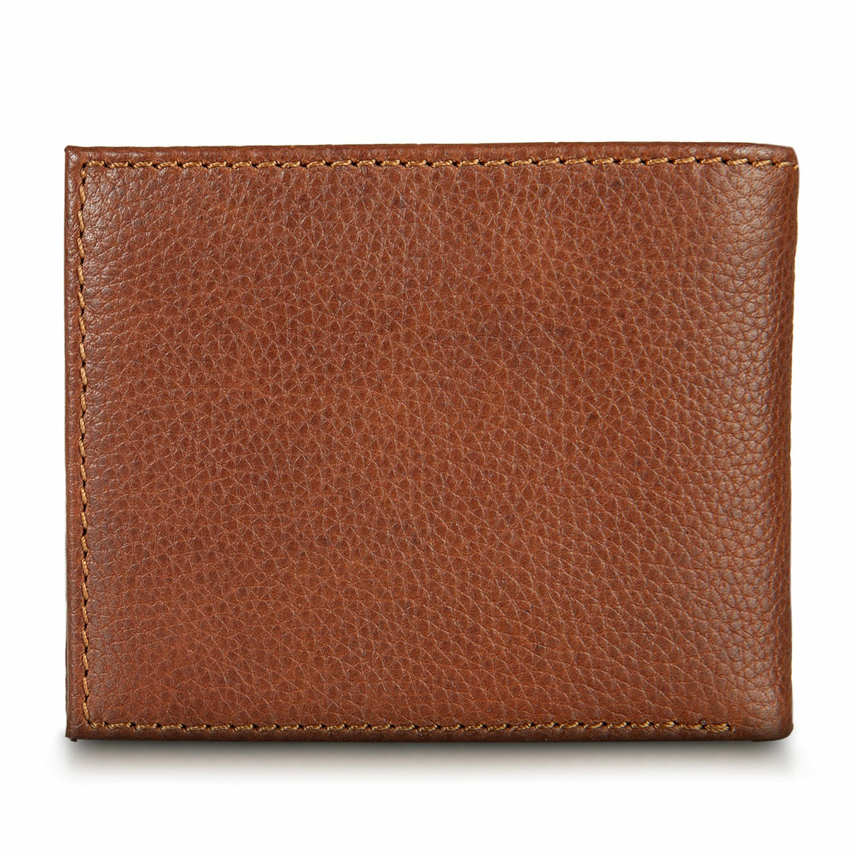 EB Signature Logo Leather Flip ID Bifold Wallet | Eddie Bauer