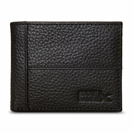 EXTRA CAPACITY RUGGED LEATHER BIFOLD WITH FLIP ID | Eddie Bauer