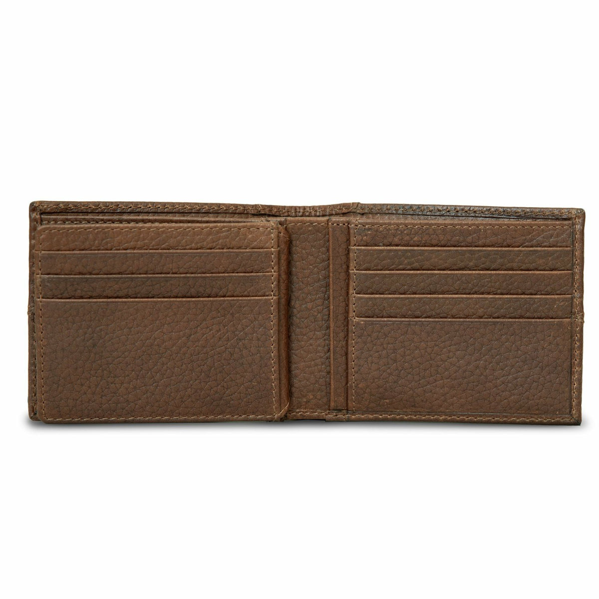 EXTRA CAPACITY RUGGED LEATHER BIFOLD WITH FLIP ID | Eddie Bauer