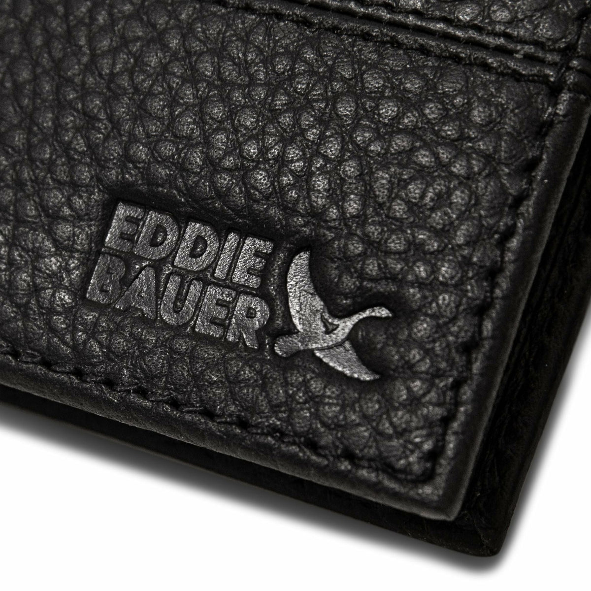EXTRA CAPACITY RUGGED LEATHER BIFOLD WITH FLIP ID | Eddie Bauer