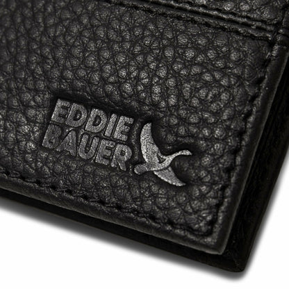 EXTRA CAPACITY RUGGED LEATHER BIFOLD WITH FLIP ID | Eddie Bauer