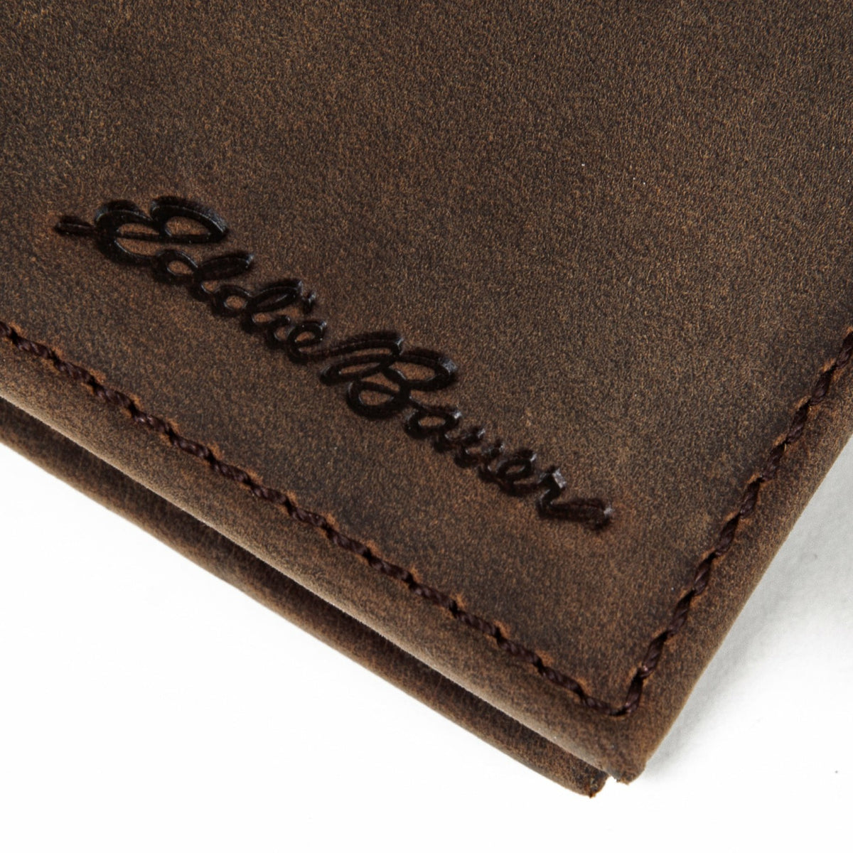 Leather Removable Passcase Wallet with Embossed Sasquatch | Eddie Bauer