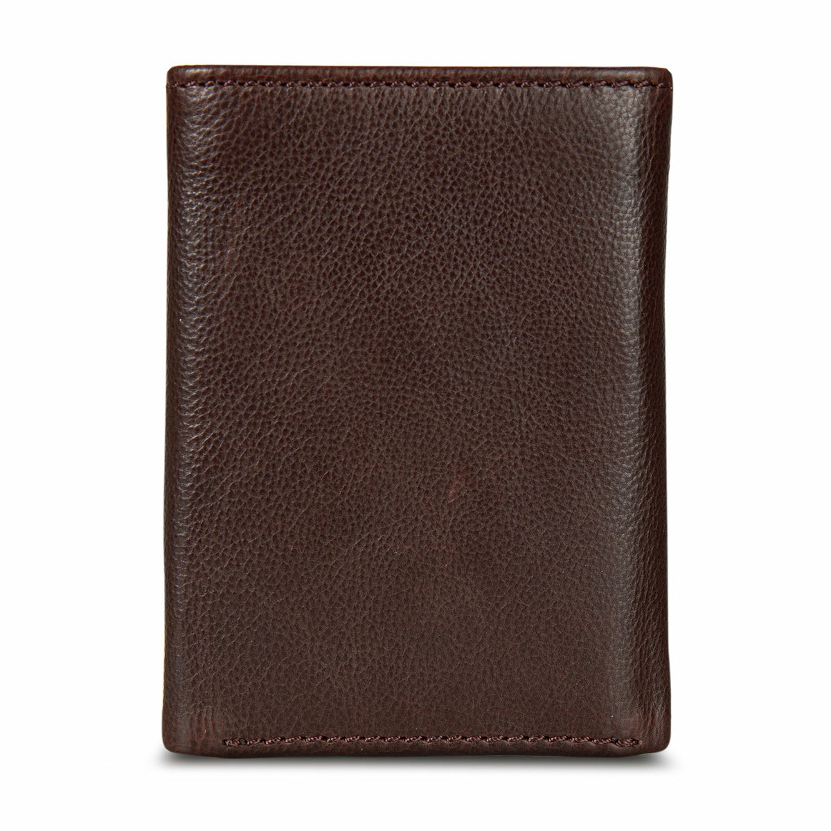 EB Signature Logo Leather Trifold Wallet | Eddie Bauer