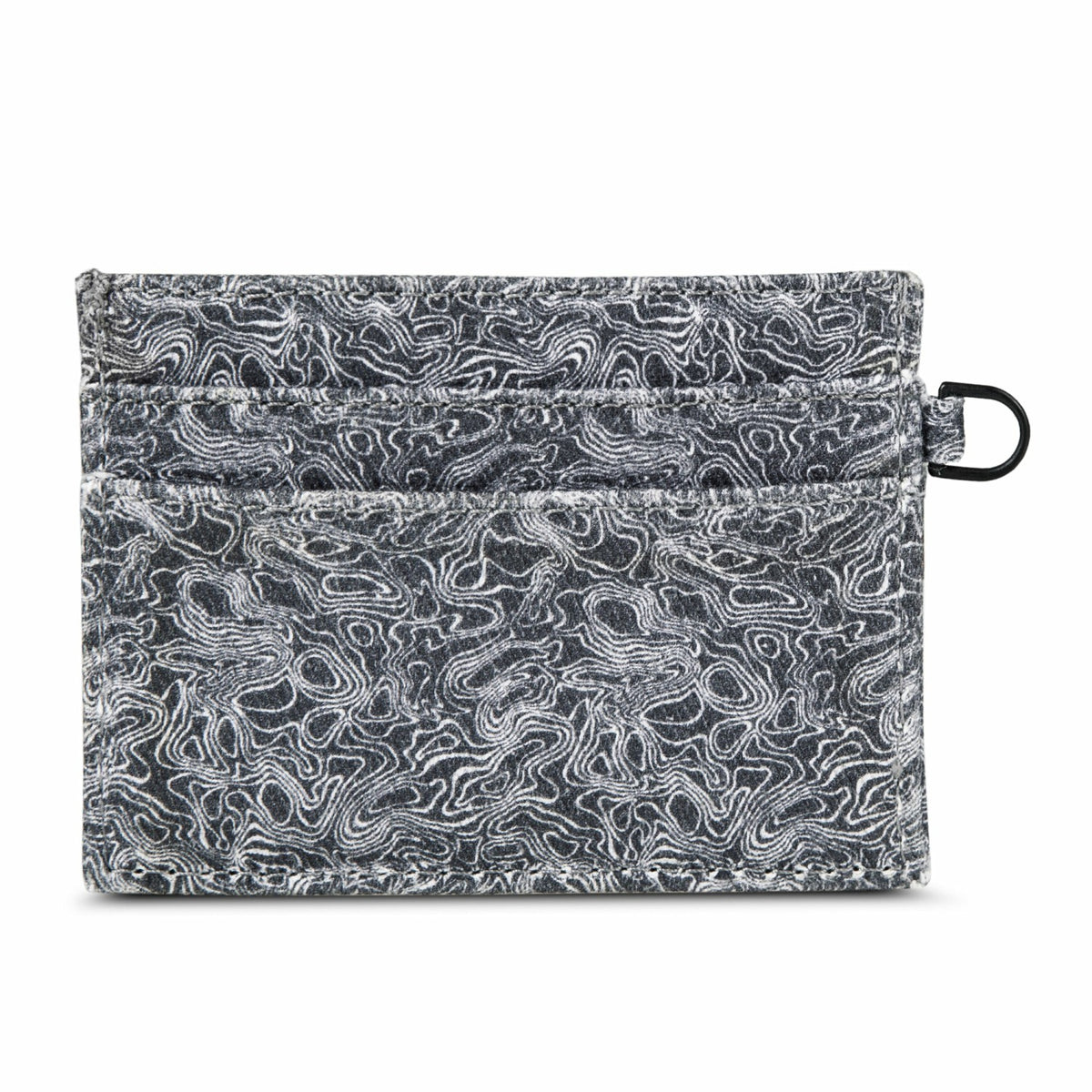 Pioneer Leather and Printed Cotton Canvas Card Case | Eddie Bauer