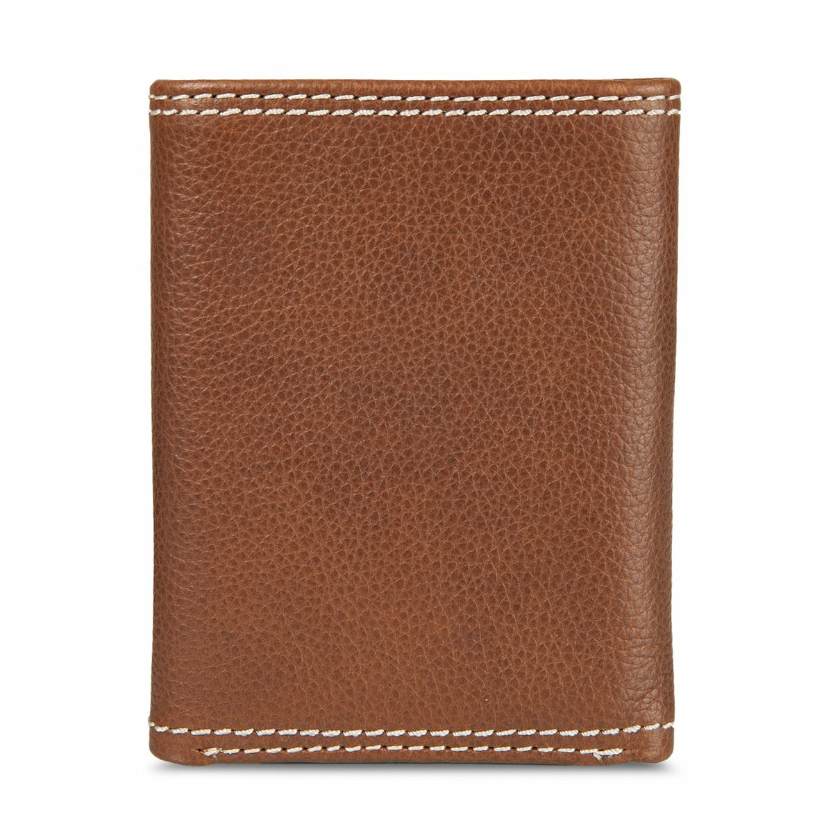 EB Signature Top Stitch Leather Trifold Wallet | Eddie Bauer