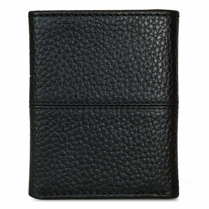 EXTRA CAPACITY RUGGED LEATHER TRIFOLD WITH FLIP ID | Eddie Bauer