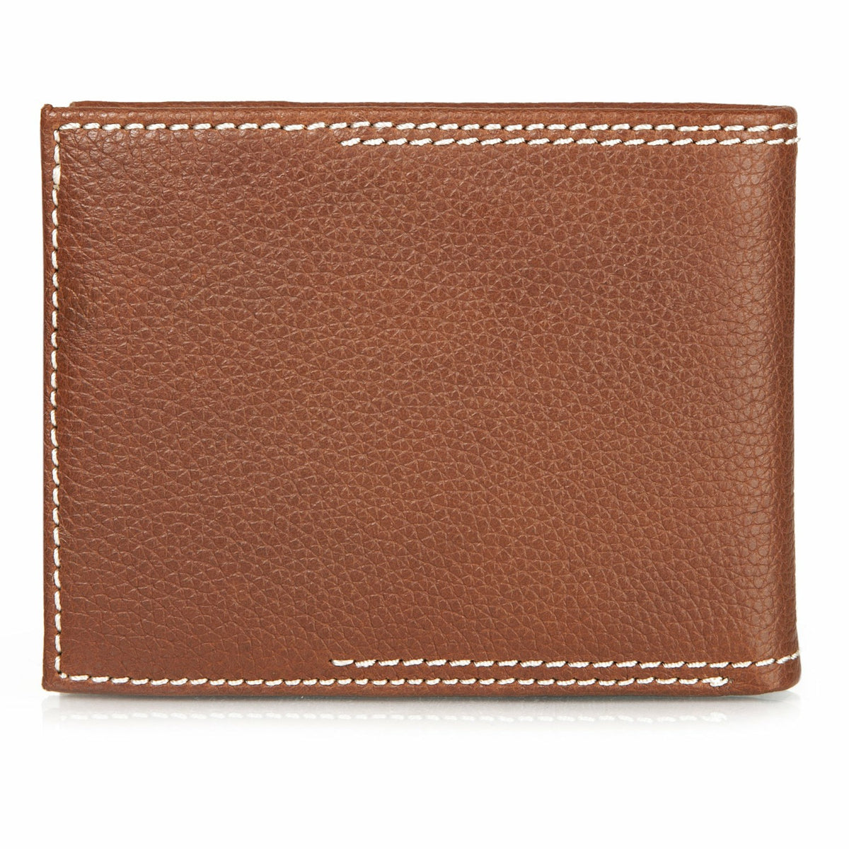 EB Signature Top Stitch Leather Passcase Wallet | Eddie Bauer