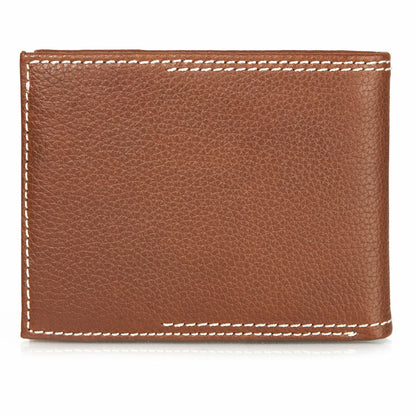 EB Signature Top Stitch Leather Passcase Wallet | Eddie Bauer