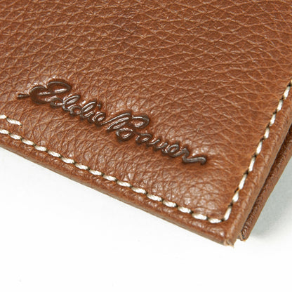 EB Signature Top Stitch Leather Passcase Wallet | Eddie Bauer
