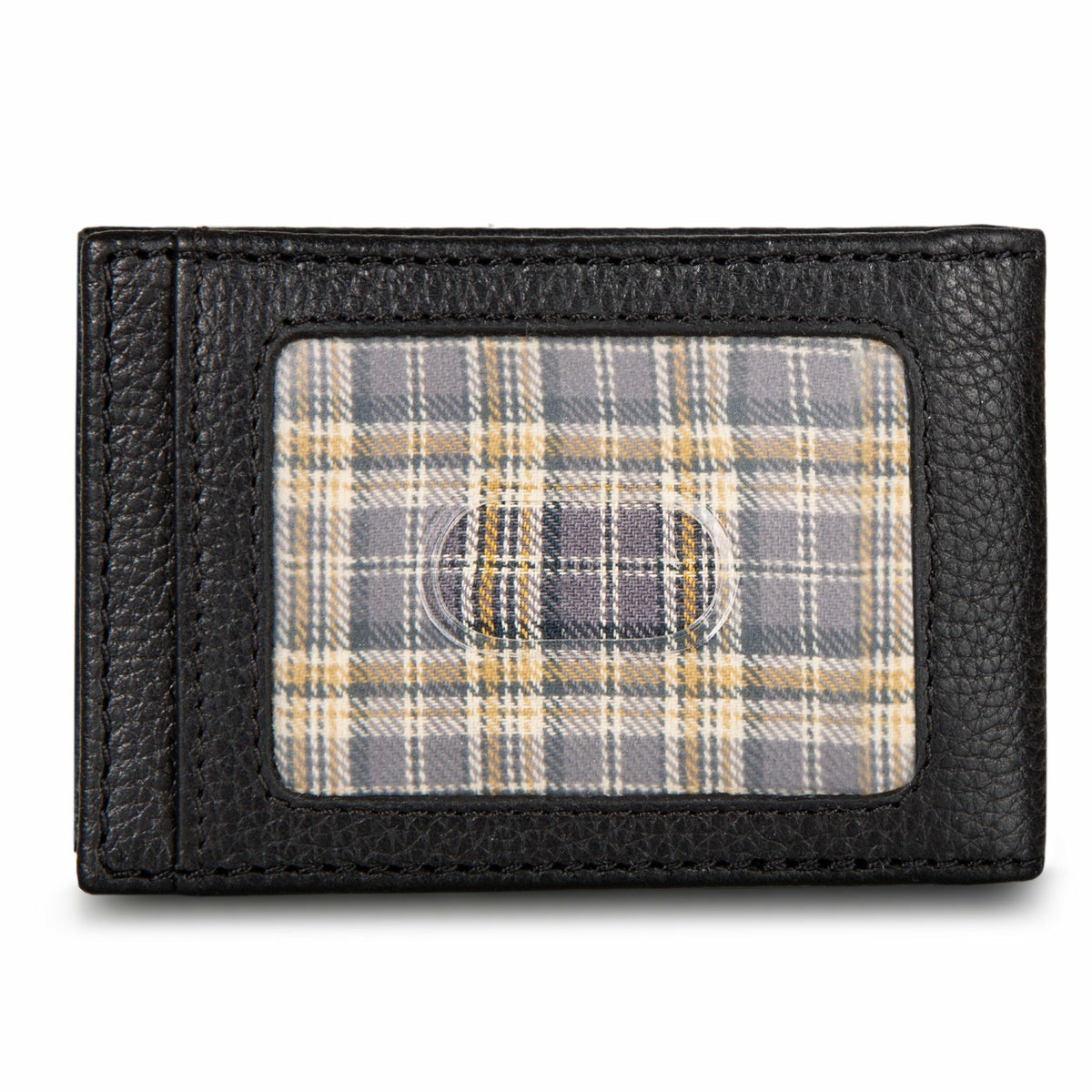 EB Signature Logo Leather Bifold with Money Clip Wallet | Eddie Bauer