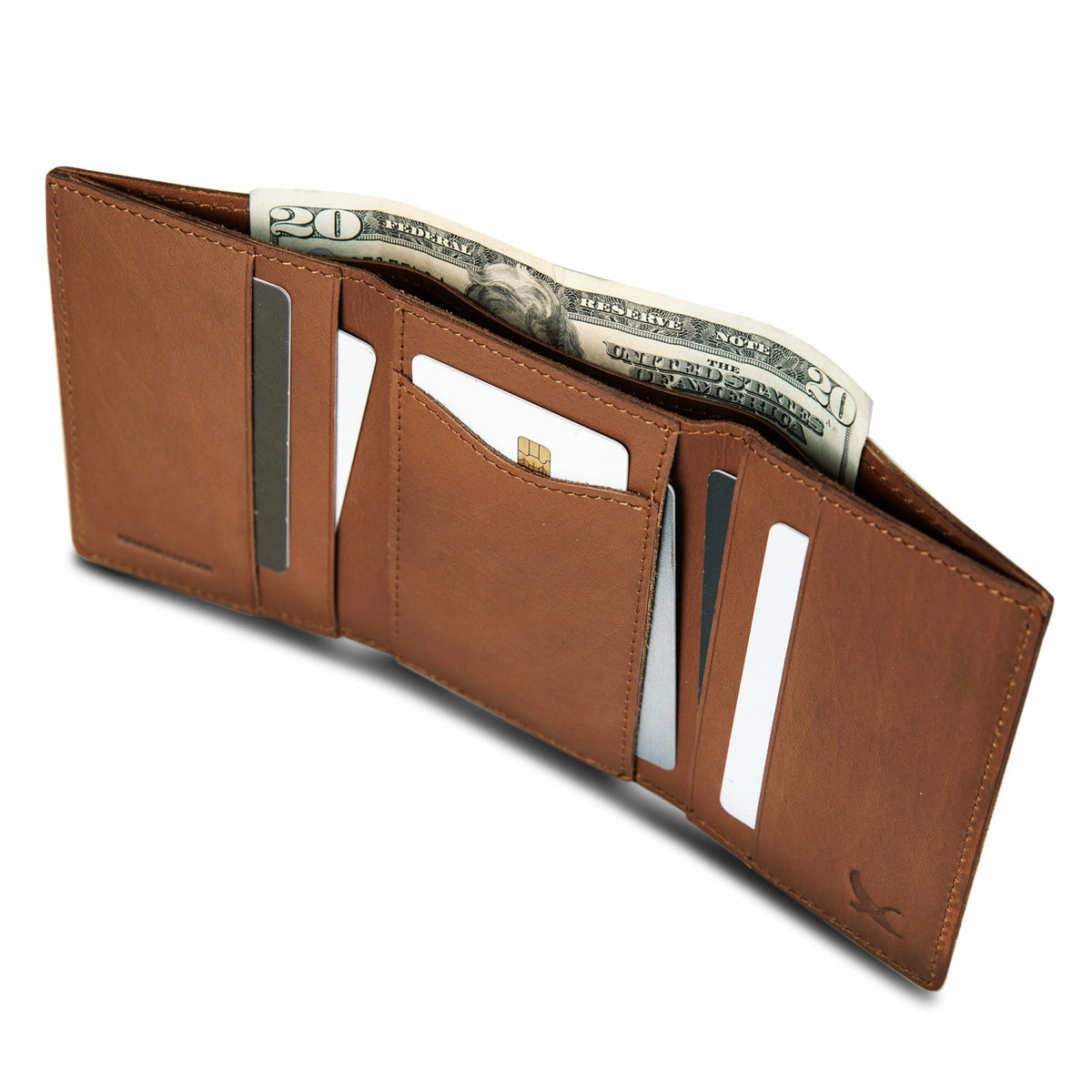 EB Outdoor Leather Trifold Wallet | Eddie Bauer