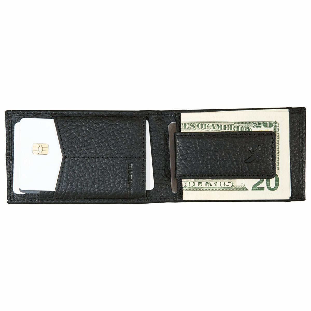 RUGGED LEATHER MONEY CLIP BIFOLD WALLET | Eddie Bauer