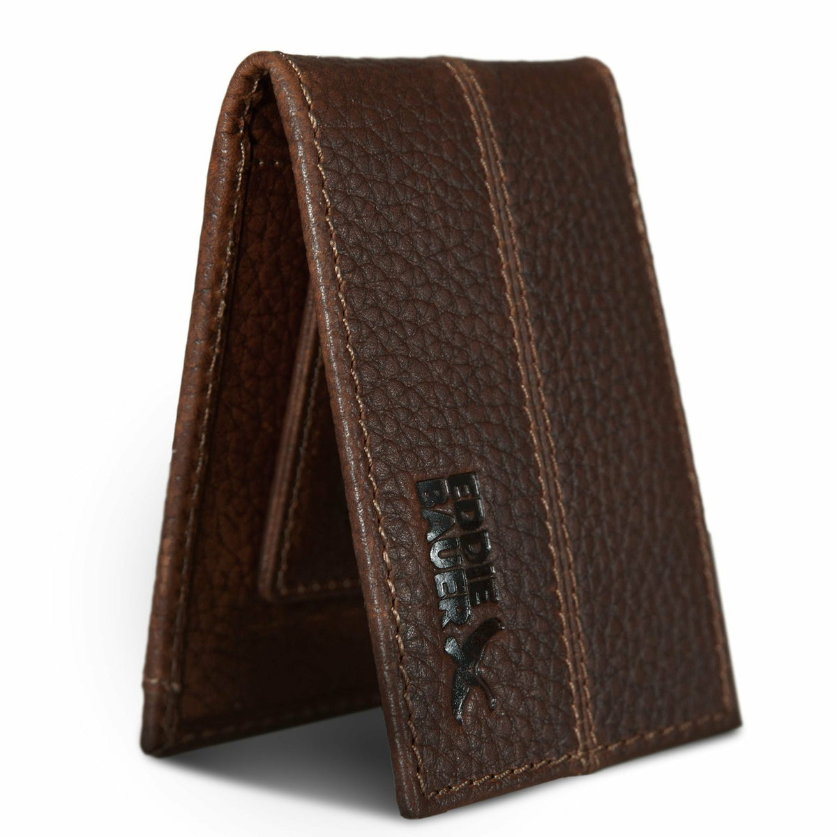 RUGGED LEATHER MONEY CLIP BIFOLD WALLET | Eddie Bauer