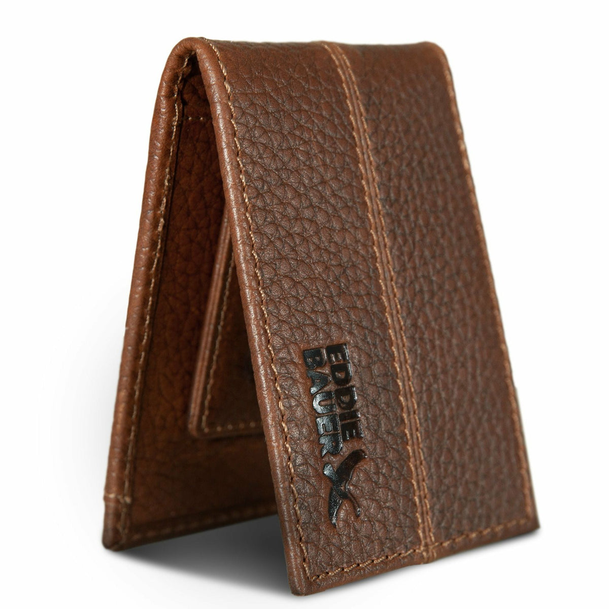 RUGGED LEATHER MONEY CLIP BIFOLD WALLET | Eddie Bauer
