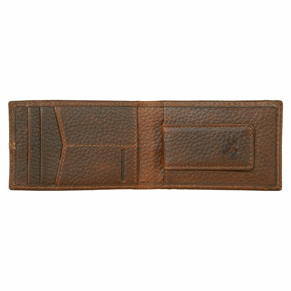 RUGGED LEATHER MONEY CLIP BIFOLD WALLET | Eddie Bauer