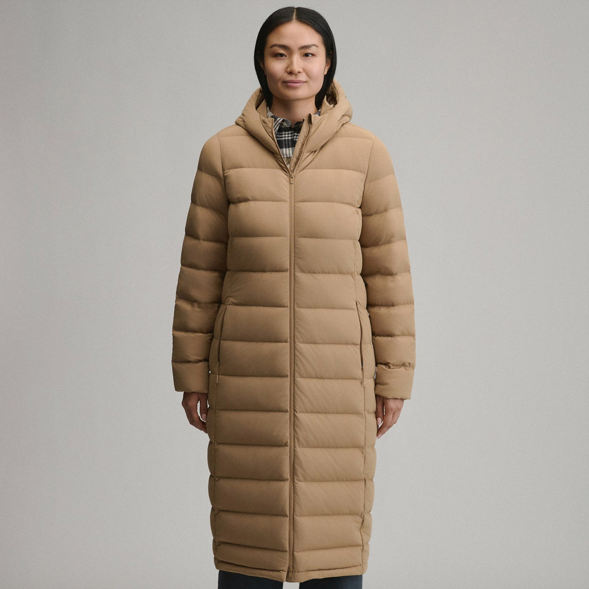 Women's EB Stretch Down Hooded Duffle Coat | Eddie Bauer