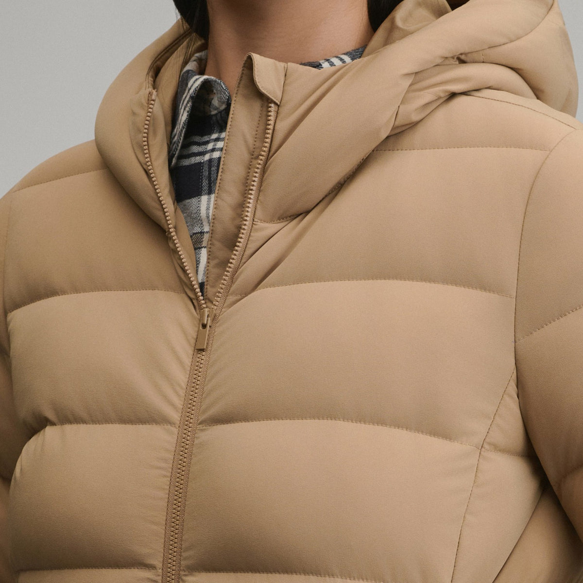 Women's EB Stretch Down Hooded Duffle Coat | Eddie Bauer
