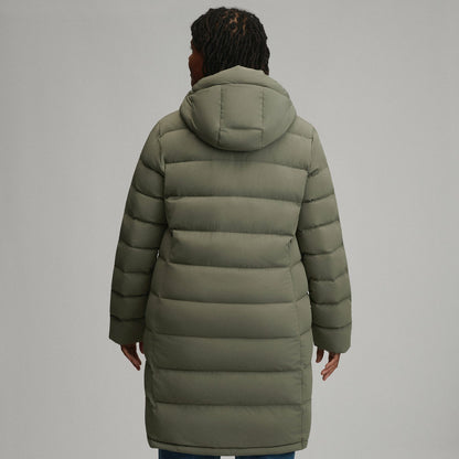 Women's EB Stretch Down Hooded Duffle Coat | Eddie Bauer