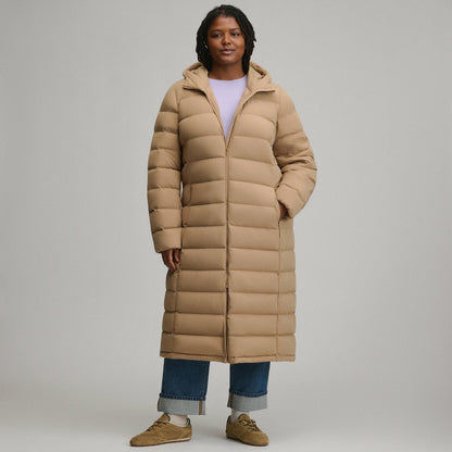 Women's EB Stretch Down Hooded Duffle Coat | Eddie Bauer