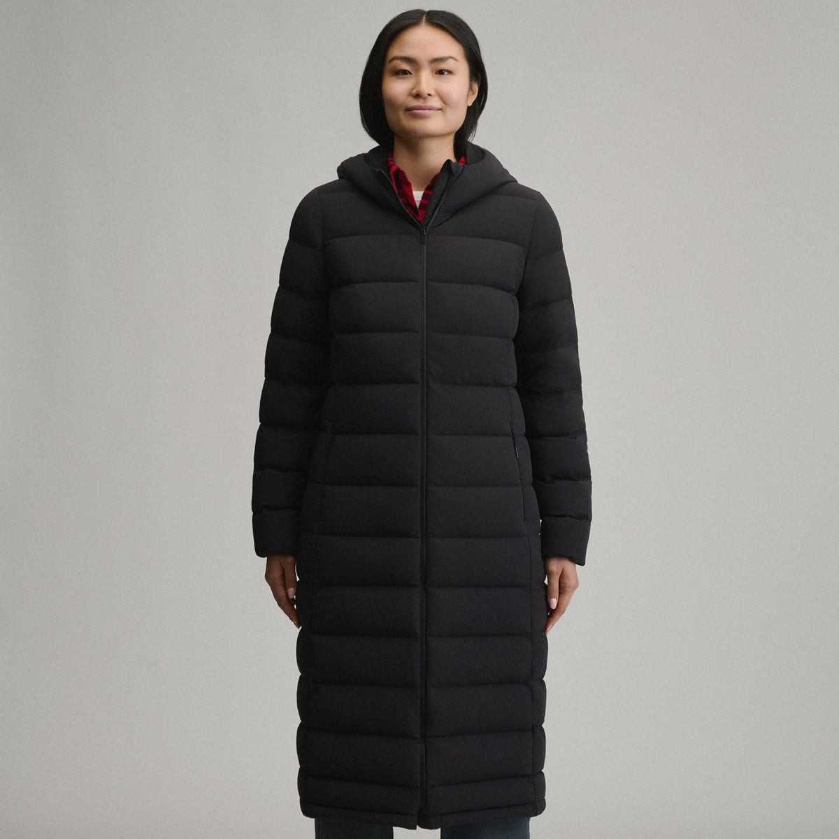 Women's EB Stretch Down Hooded Duffle Coat | Eddie Bauer