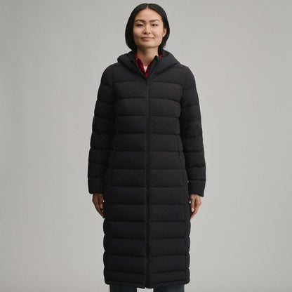 Women's EB Stretch Down Hooded Duffle Coat | Eddie Bauer