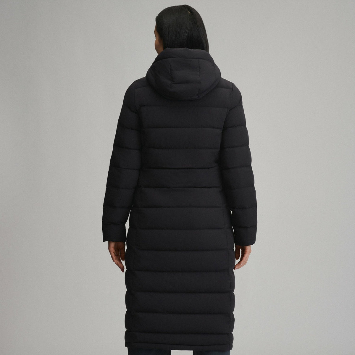 Women's EB Stretch Down Hooded Duffle Coat | Eddie Bauer