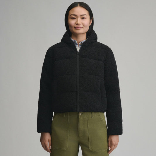 Women's Plush Puff Jacket - Faux Shearling | Eddie Bauer