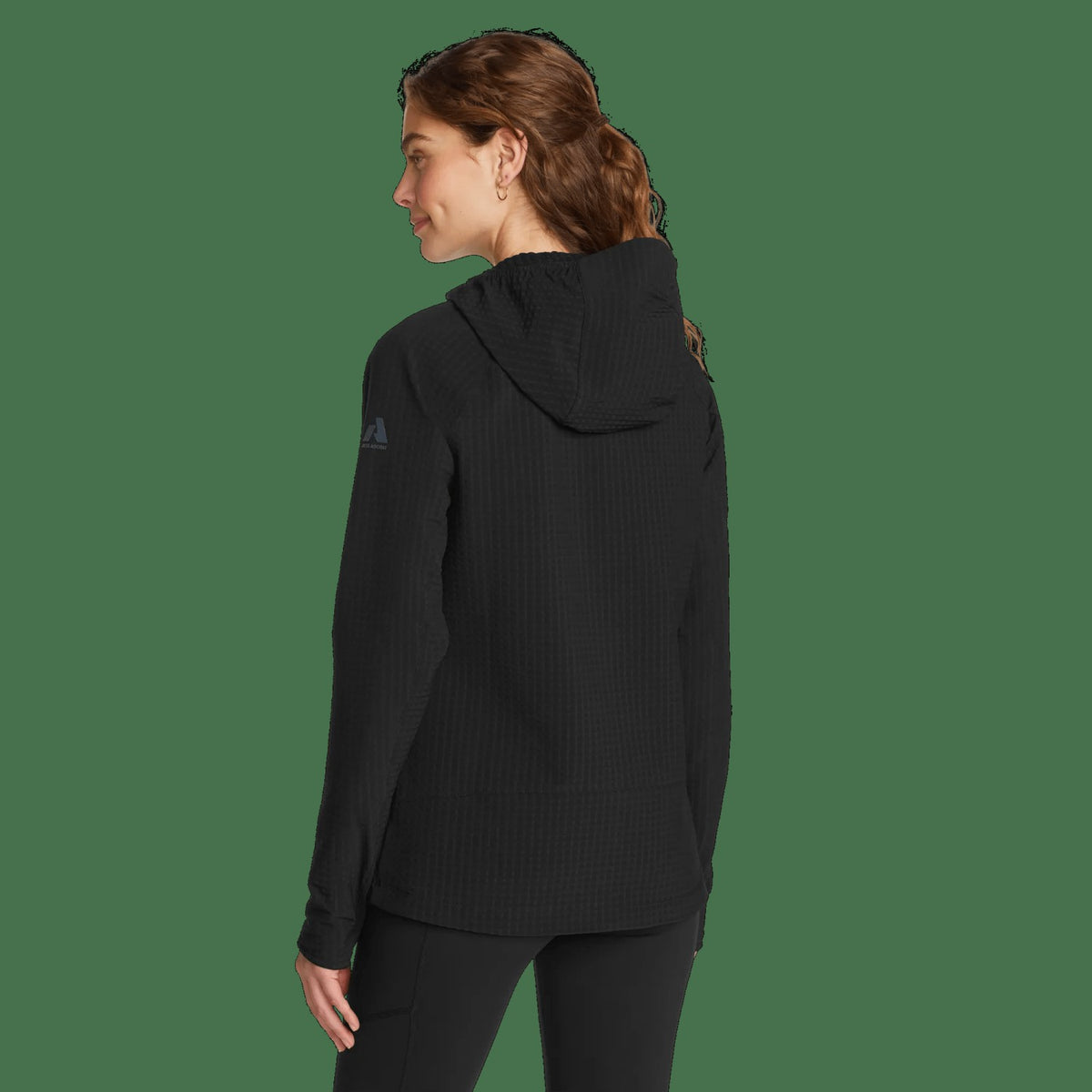 Women's Sandstone Backbone Grid Hoodie | Eddie Bauer