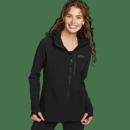 Women's Sandstone Backbone Grid Hoodie | Eddie Bauer