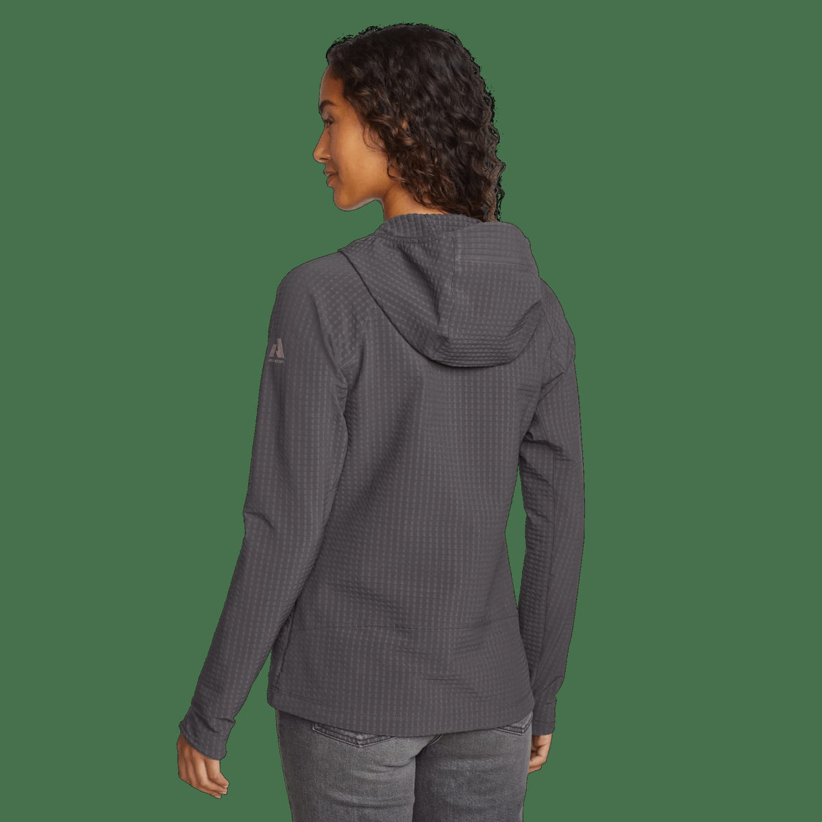 Women's Sandstone Backbone Grid Hoodie | Eddie Bauer