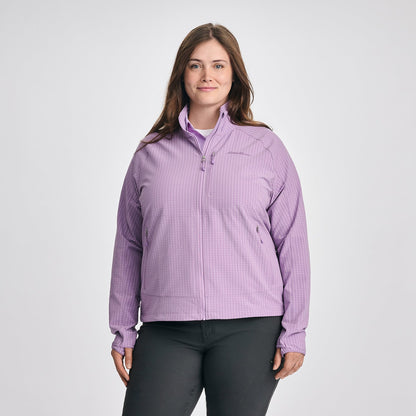 Women's Sandstone Backbone Grid Jacket | Eddie Bauer