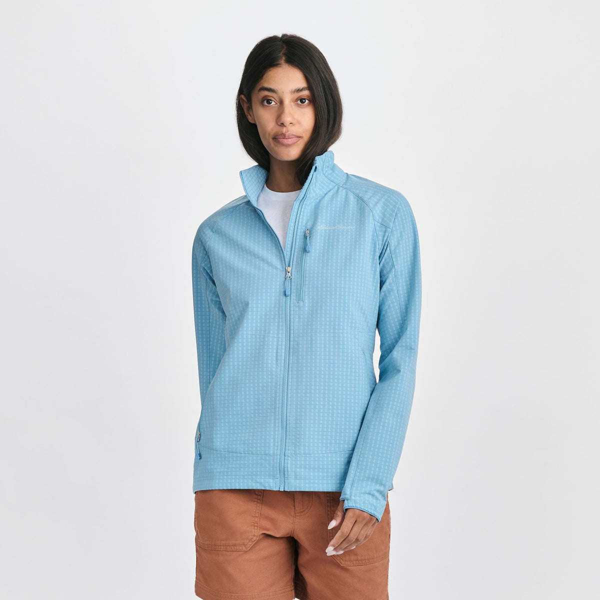 Women's Sandstone Backbone Grid Jacket | Eddie Bauer