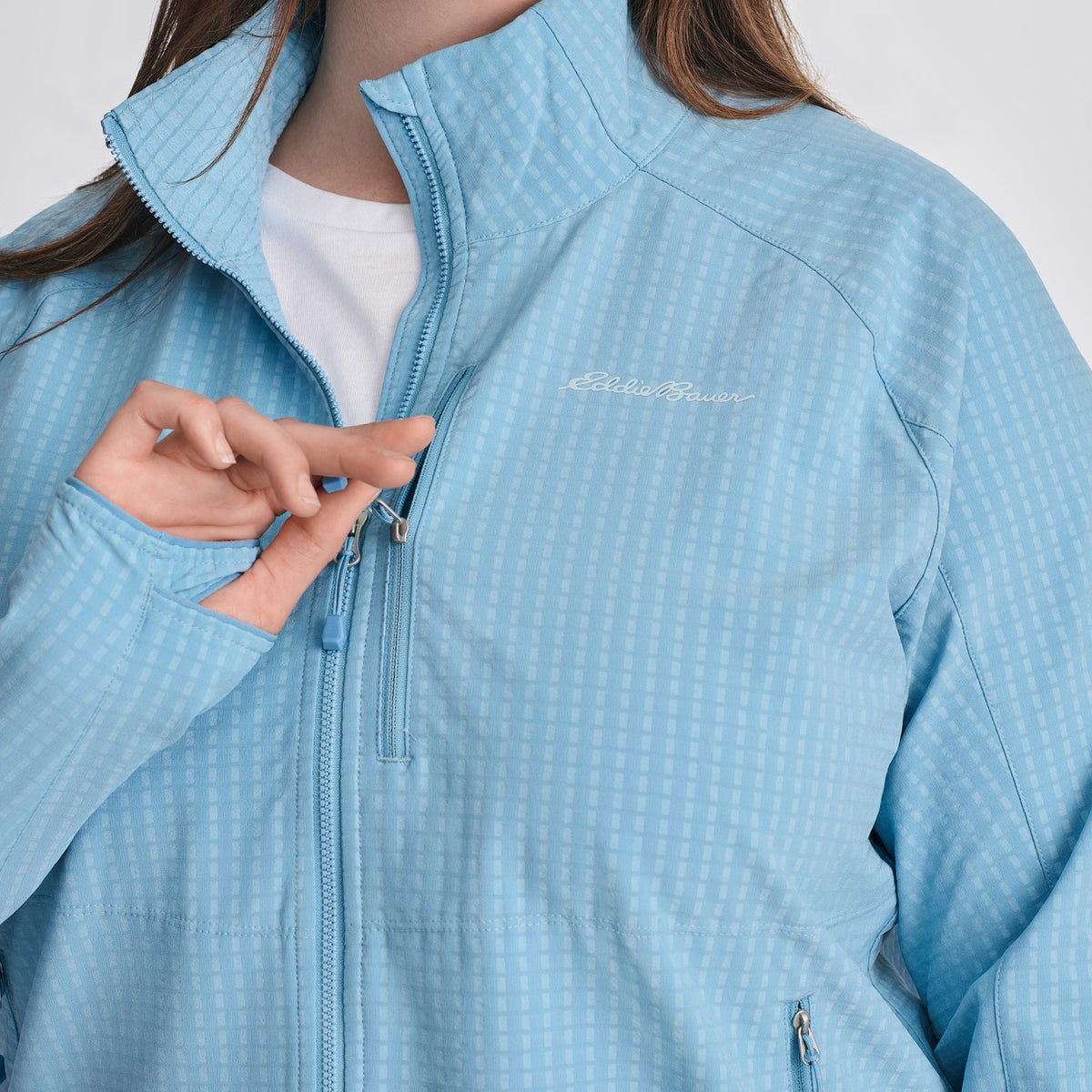 Women's Sandstone Backbone Grid Jacket | Eddie Bauer