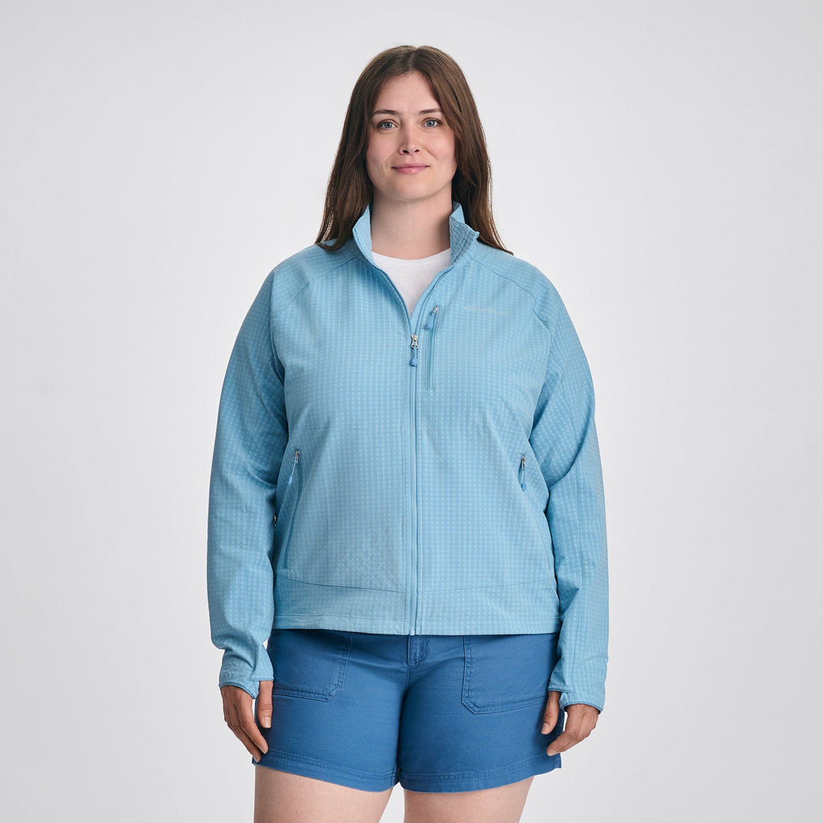 Women's Sandstone Backbone Grid Jacket | Eddie Bauer