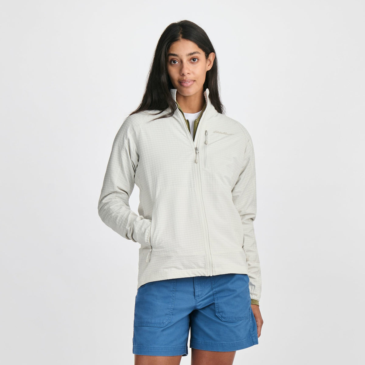 Women's Sandstone Backbone Grid Jacket | Eddie Bauer
