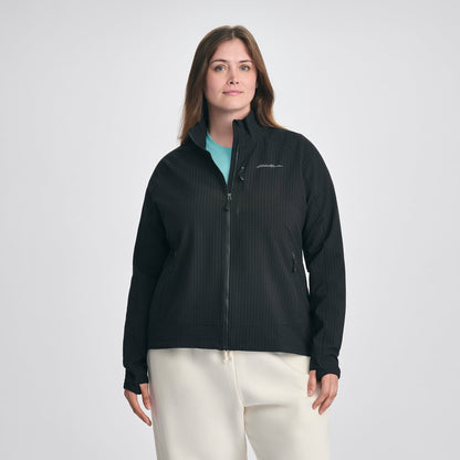 Women's Sandstone Backbone Grid Jacket | Eddie Bauer