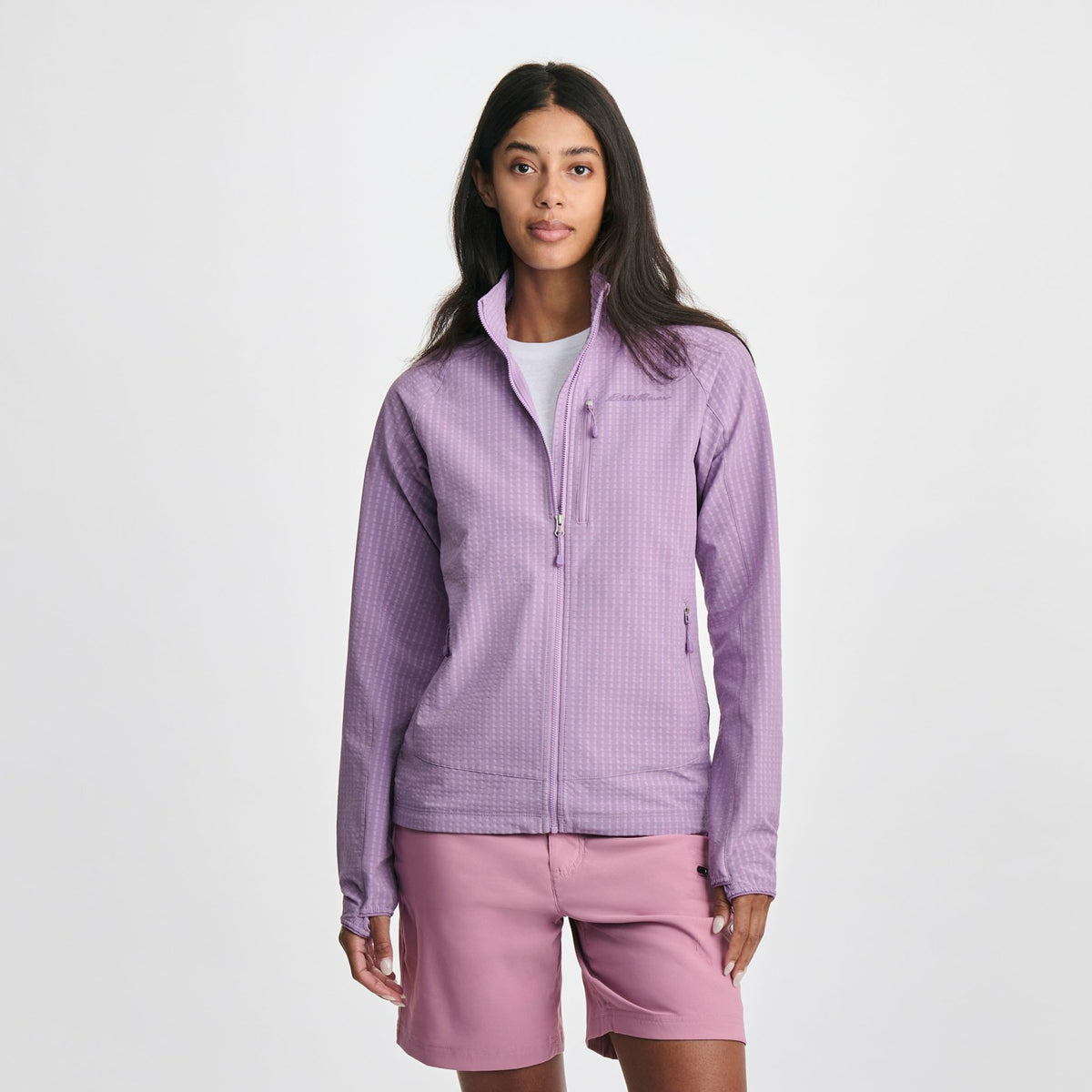 Women's Sandstone Backbone Grid Jacket | Eddie Bauer
