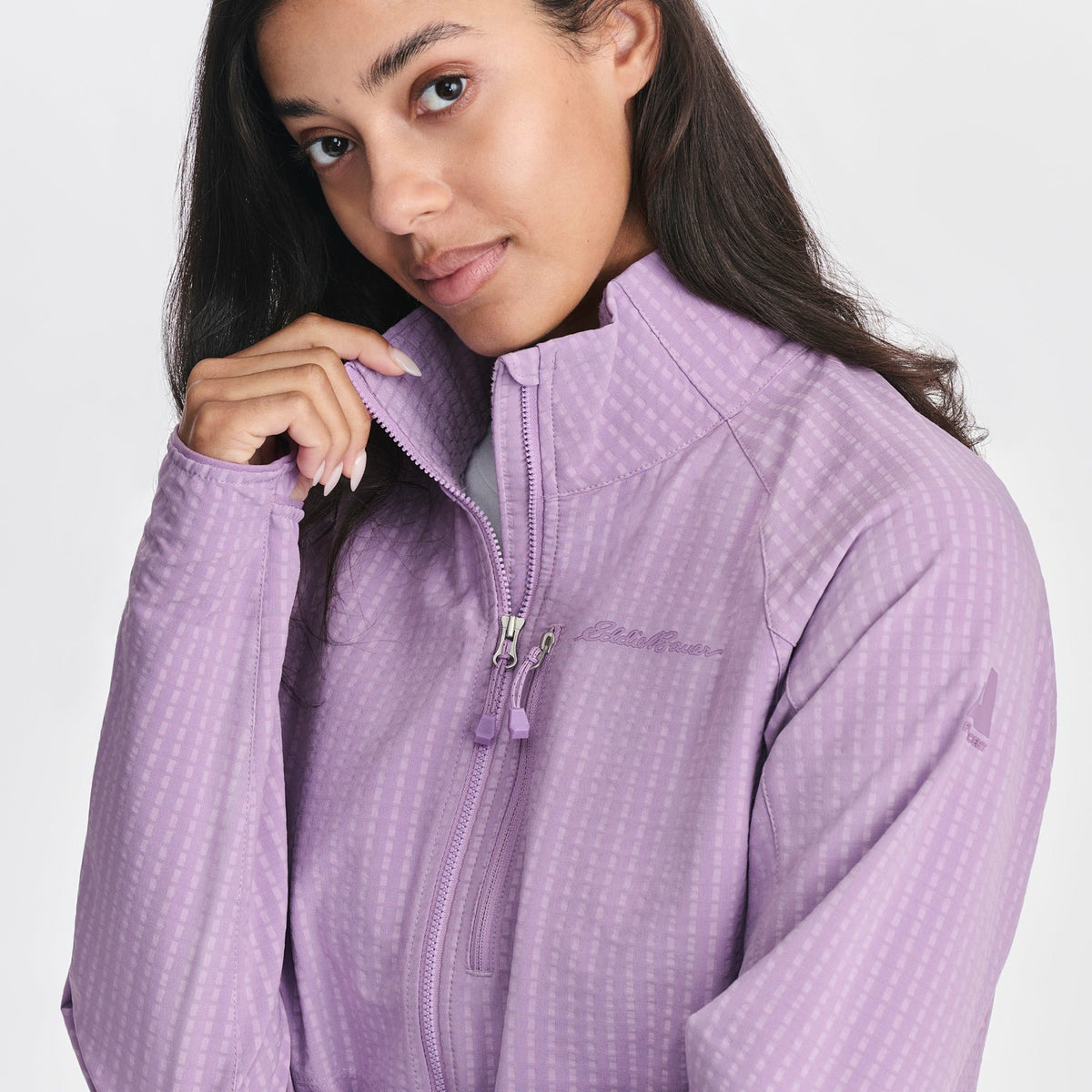 Women's Sandstone Backbone Grid Jacket | Eddie Bauer