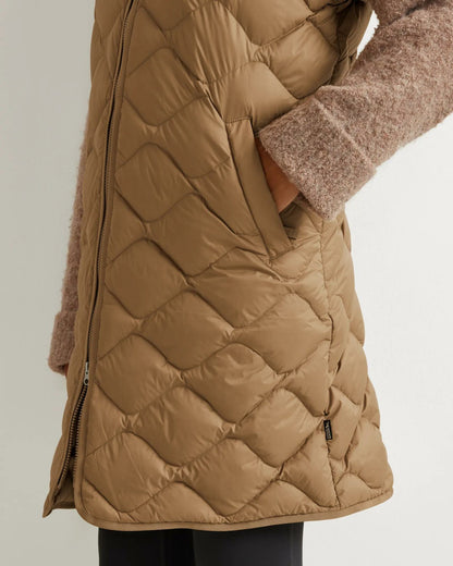 Women's Shaw Down Long Vest | Eddie Bauer