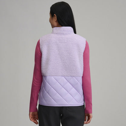 Women's Wander Mixed Media Fleece Vest | Eddie Bauer