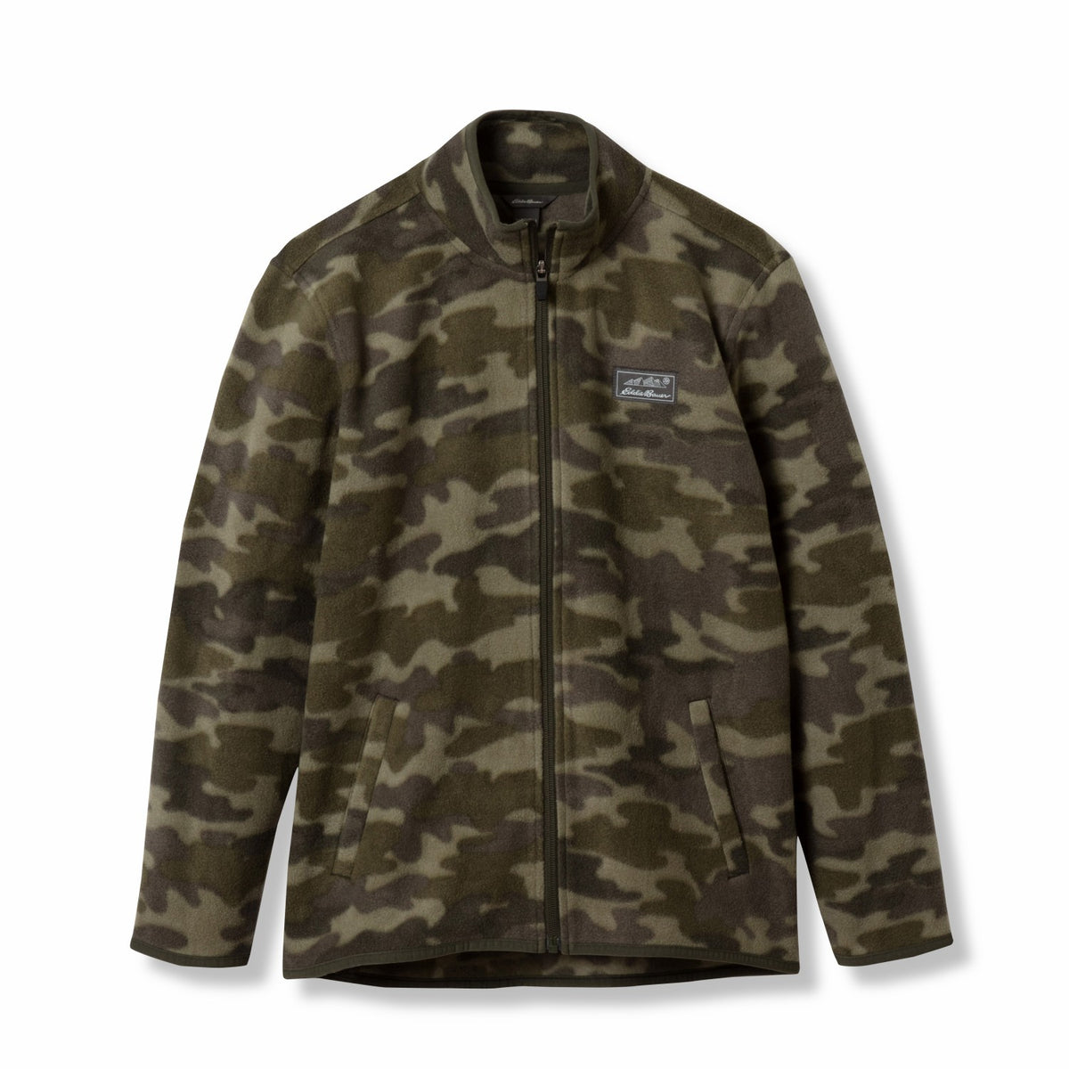 Kids Boys Quest Fleece Full-Zip - Camo | Eddie Bauer
